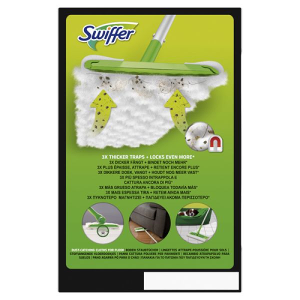 Swiffer Bodenwischer 3D Clean Trockene Bodentücher Nachfüllpackung