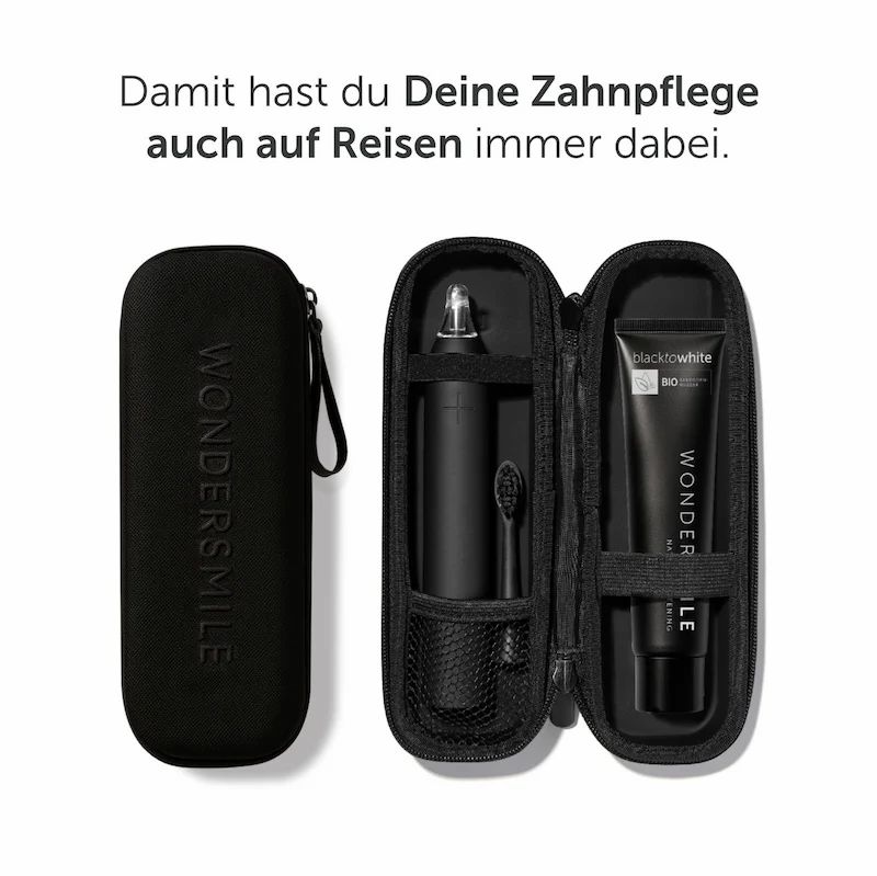 Wondersmile Travel Care Bundle Atomic Rose - Testsieger - 100 Tage risikofrei testen
