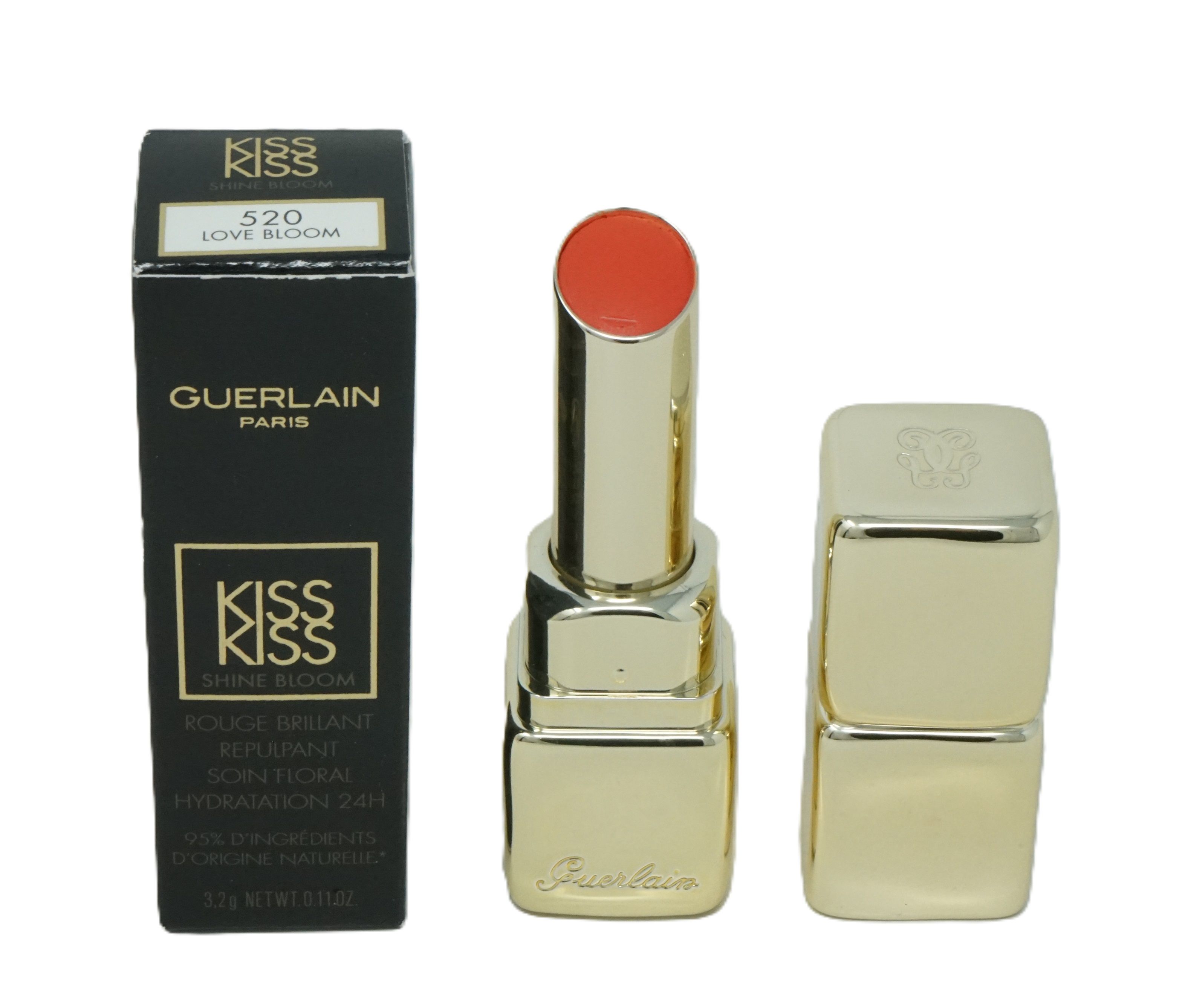 Guerlain Kiss Kiss Shine Bloom Lippenstift 520 Love Bloom