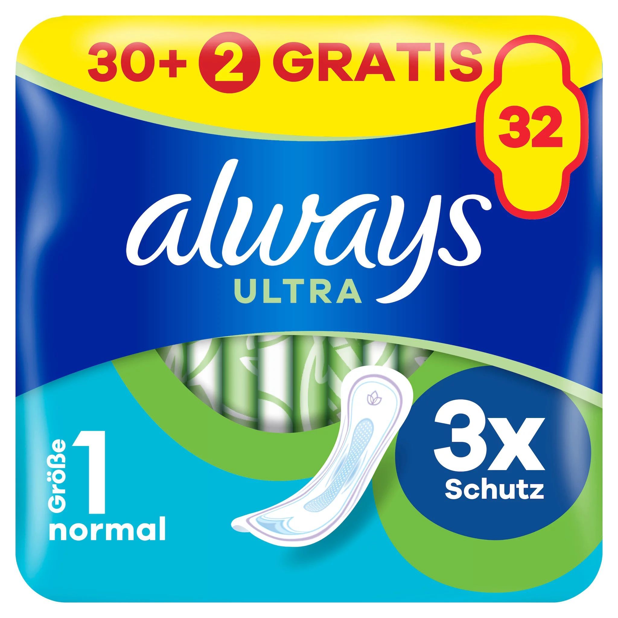 always Ultra Binde Normal BigPack 30+2 Gratis 32 St