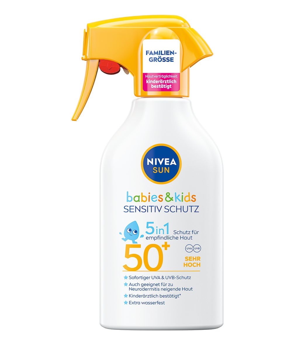 NIVEA SUN Babies & Kids Sensitiv Schutz Sonnenspray LSF 50+