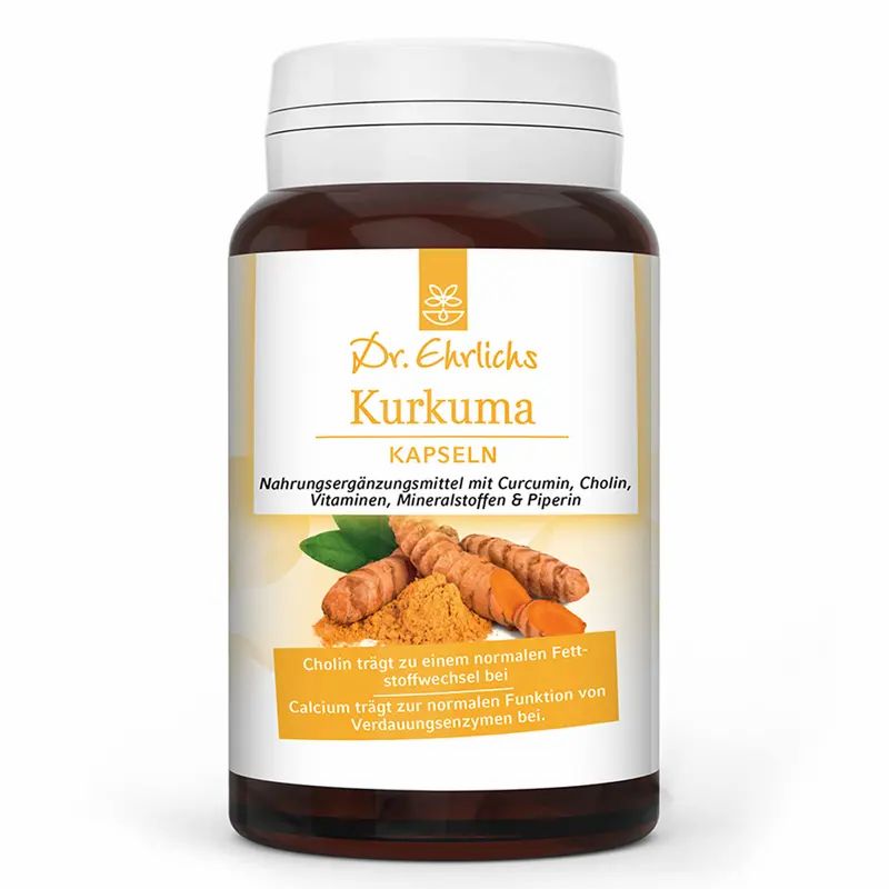 Dr. Ehrlichs Kurkuma Kapseln mit Calcium 60 St