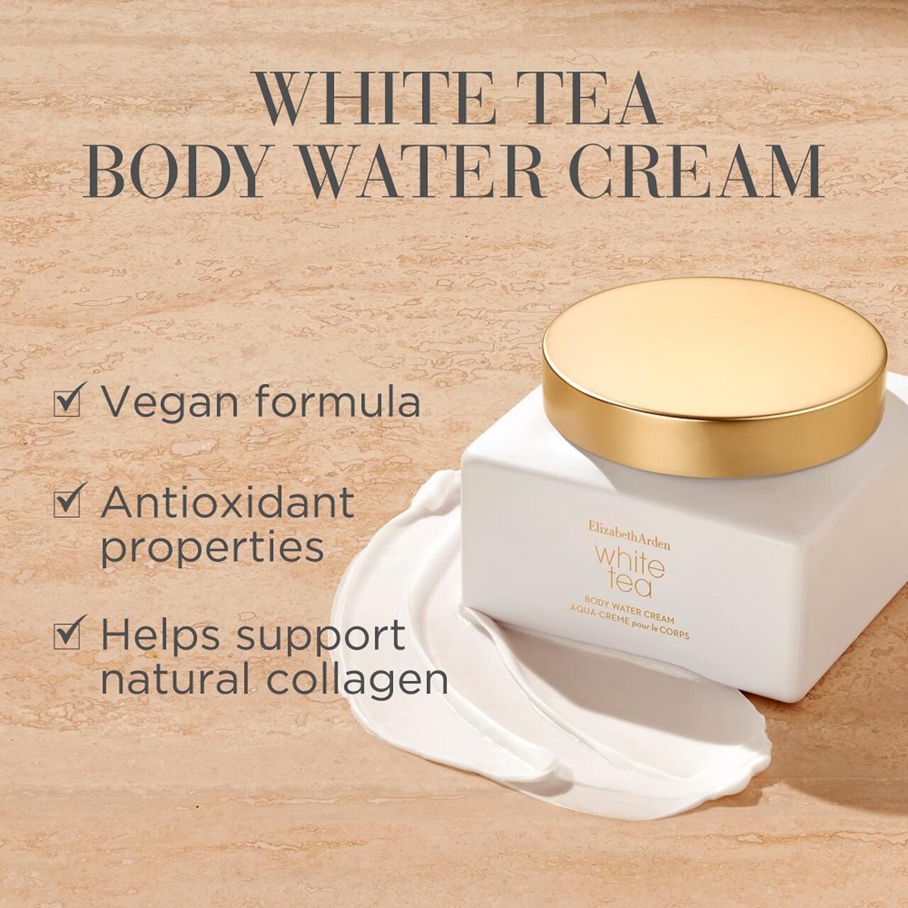 Elizabeth Arden White Tea Body Water Cream 225 ml Körperlotion