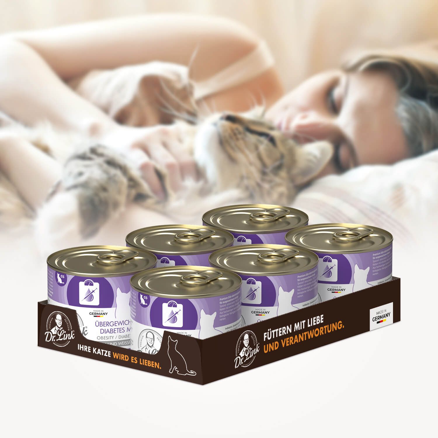 Dr. Link® SPEZIAL-DIÄT Übergewicht / Diabetes m. I Obesity / Diabetic Huhn und Weißfisch