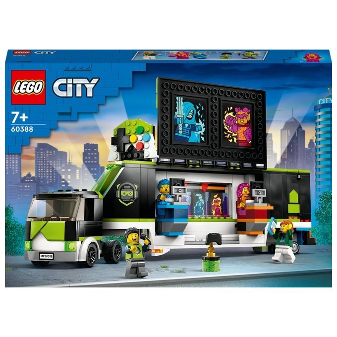 LEGO City 60388 Camion dei Tornei di gioco, Veicolo Giocattolo per i Fan dei Videogiochi e di eSpor
