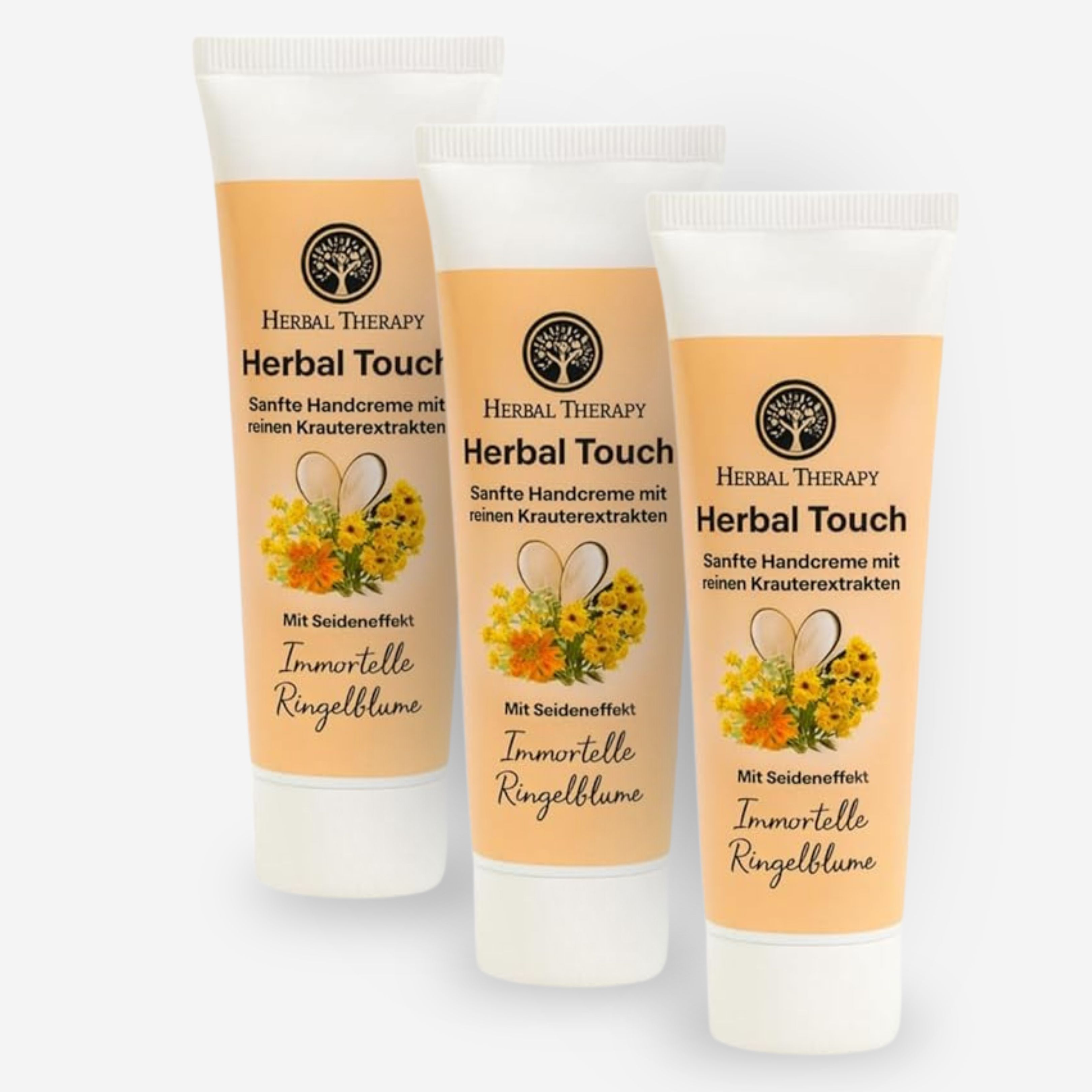 Herbal Therapy Touch Sanfte Handcreme mit Kräuterextrakten 3x100 ml Creme