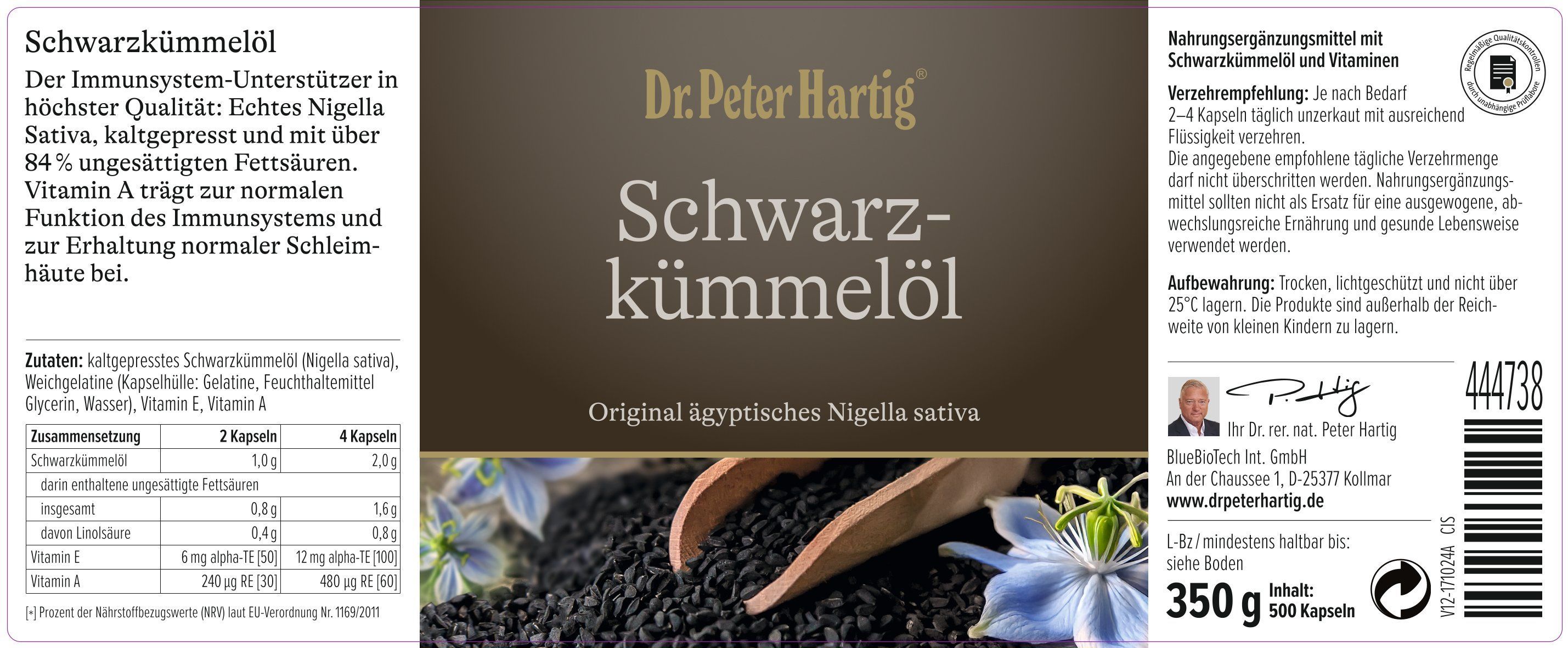 Dr. Peter Hartig Schwarzkümmelöl