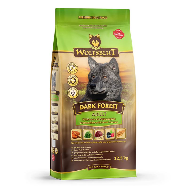 Wolfsblut Dark Forest - Wild & Süßk. 12,5 kg