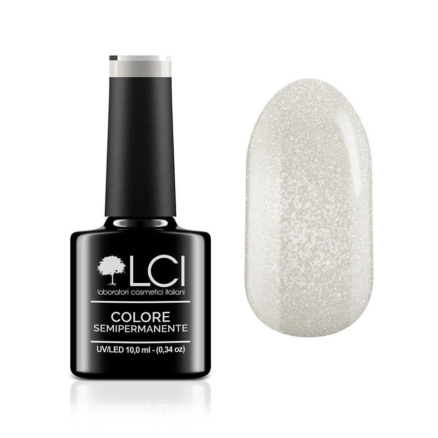 LCI Cosmetics - Smalto Semipermanente LCI - Trasparente glitterato 3