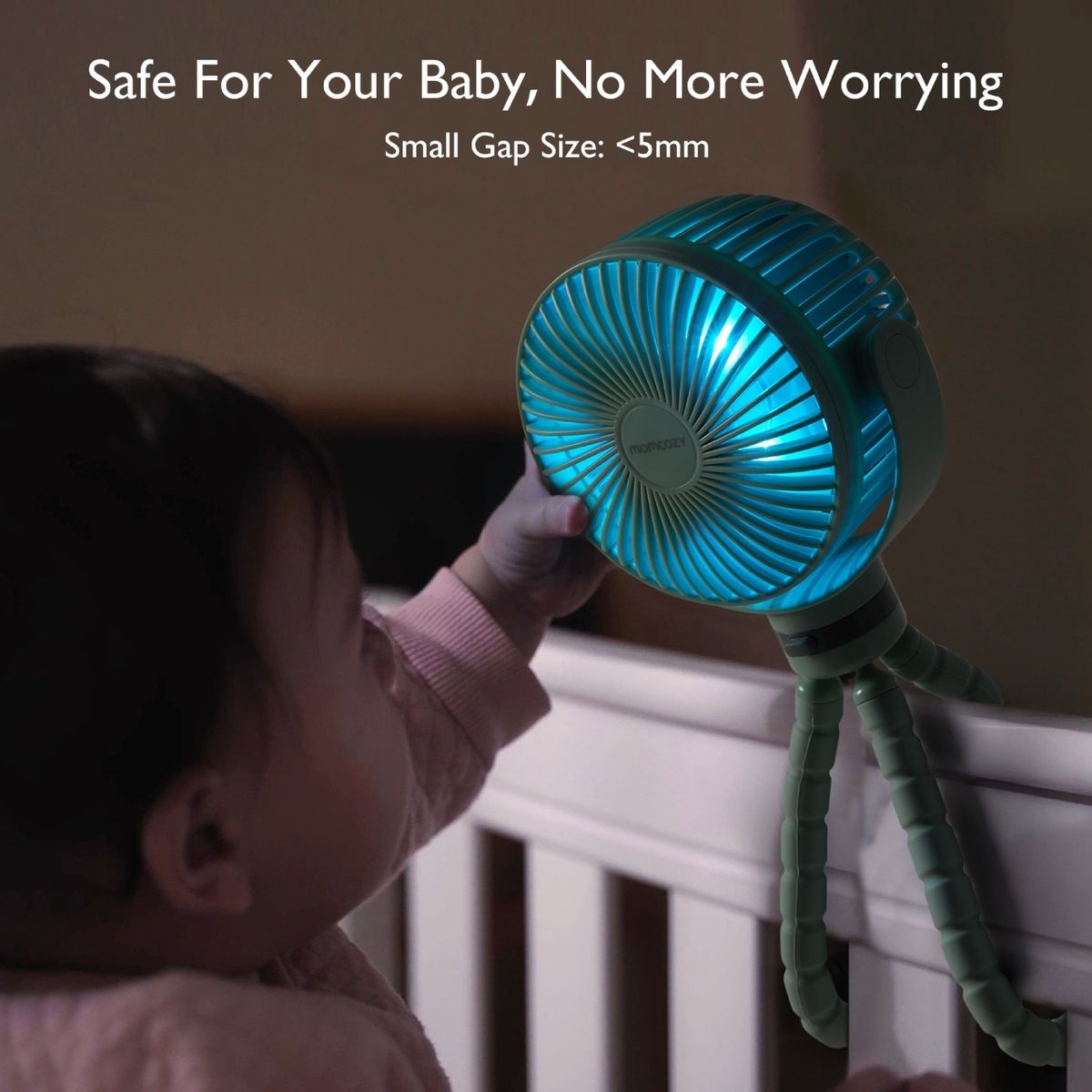 Momcozy Tragbarer Kinderwagen-Ventilator