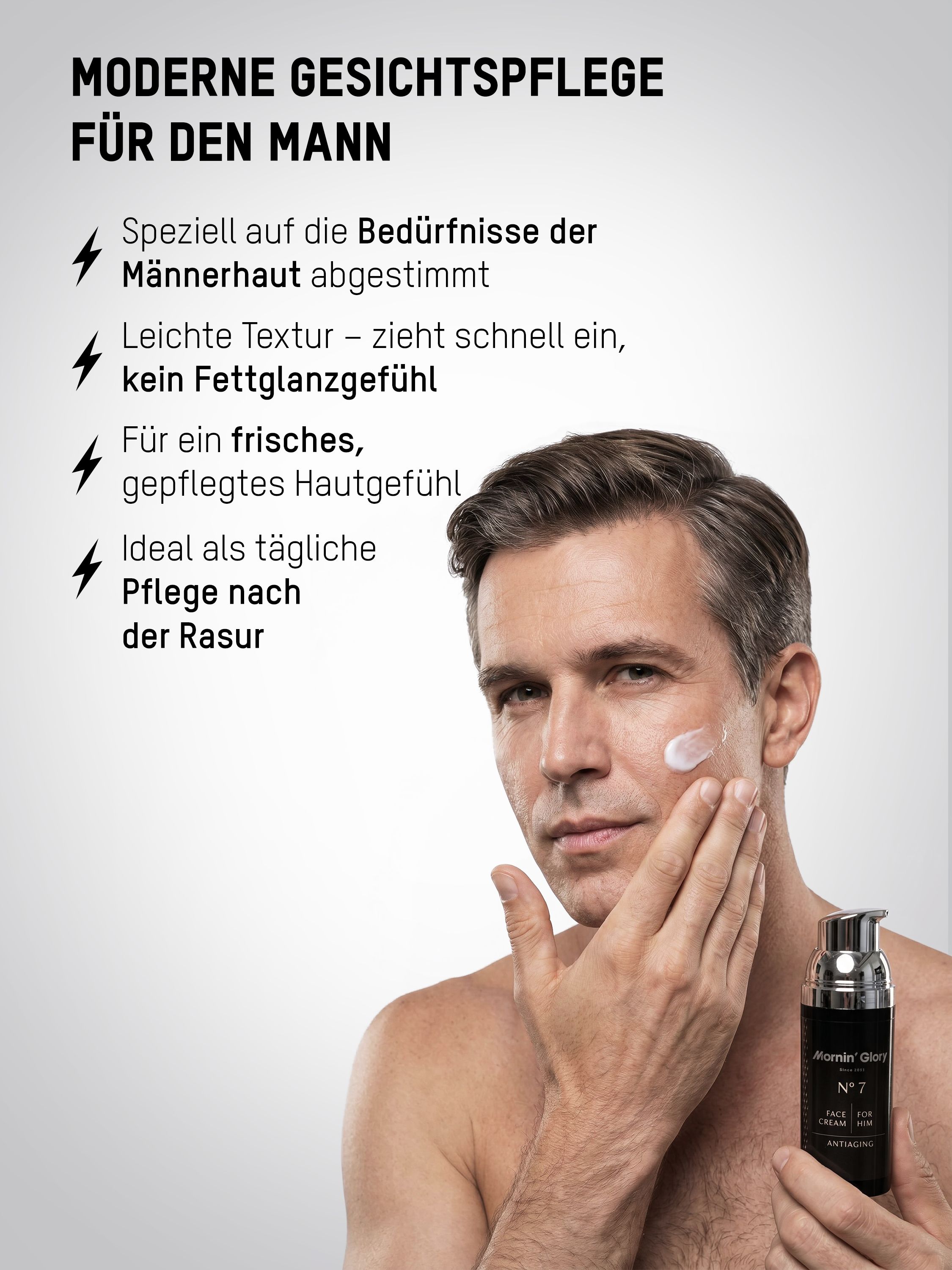 Mornin’ Glory N°7 – Anti-Falten Gesichtscreme für Männer
