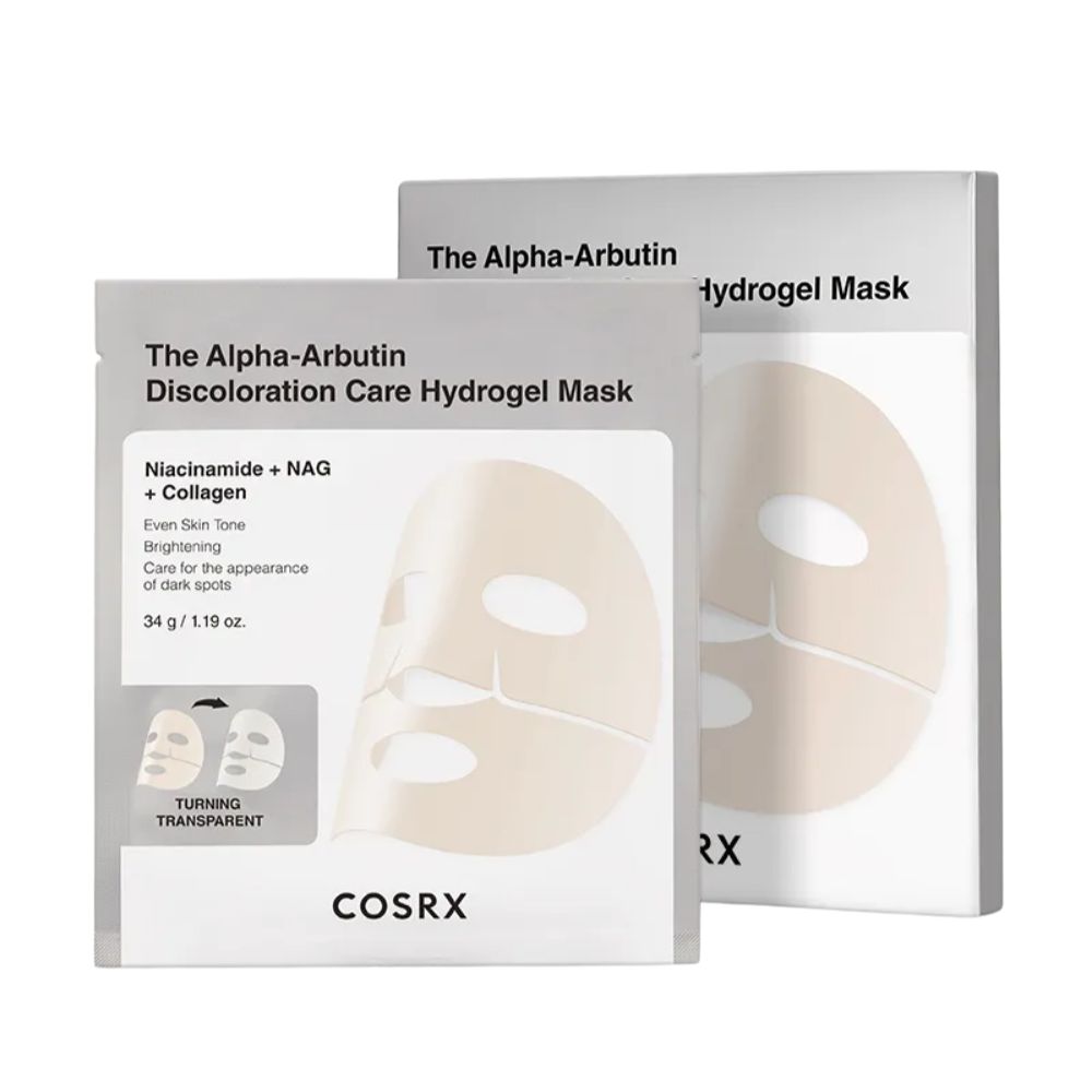 The Alpha-Arbutin Discoloration Care Hydrogel Mask Pack 4 Pc Gesichtsmaske