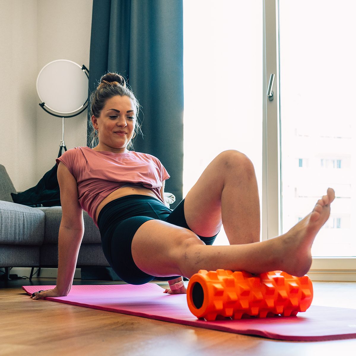 Stachelmassage-Roller "Foam Roller" 33cm
