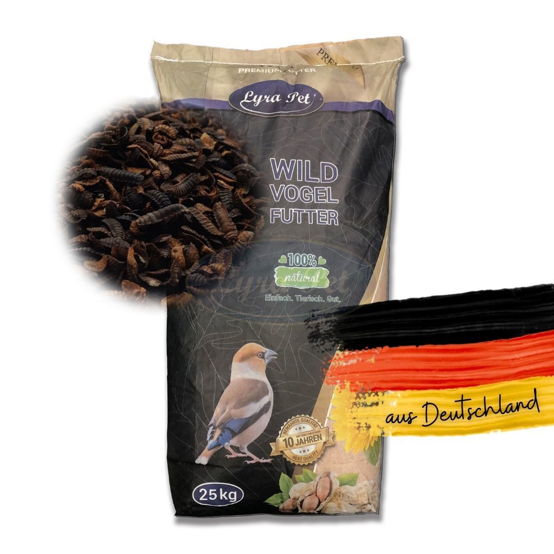 Lyra Pet® Premium Soldatenfliegenlarven aus DEUTSCHLAND