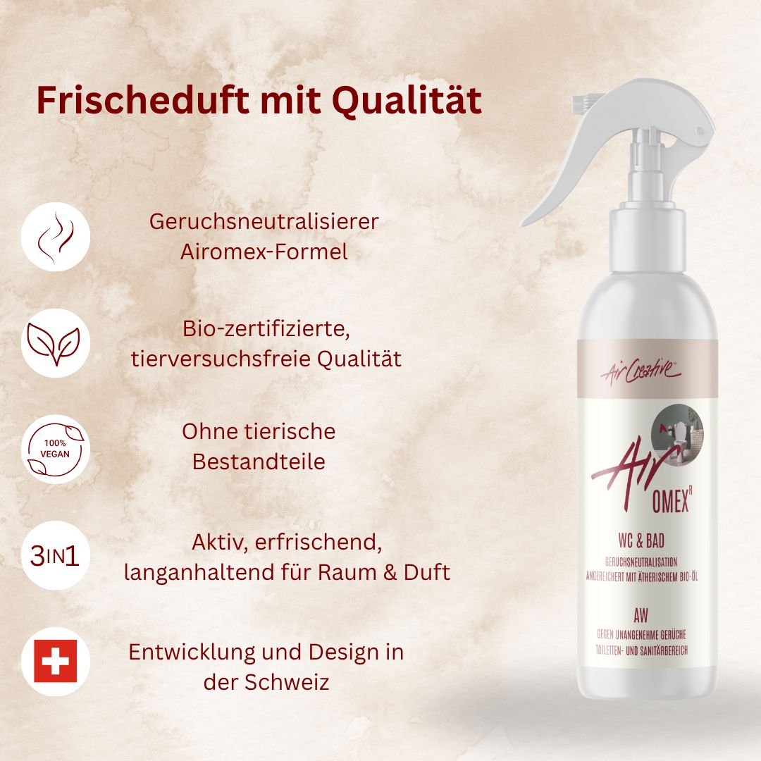 Air Creative® Geruchsneutralisierer WC und Bad | mit Bio-Duft