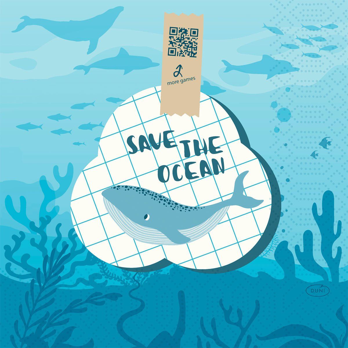 Save the Ocean 51075 5000 St Tücher