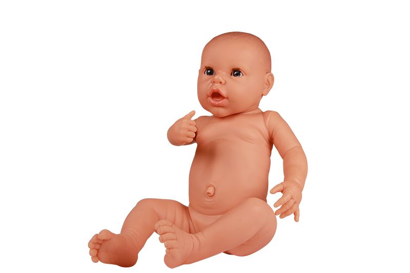 Erler Zimmer bambolotto neonato per esercizi di fasciatura e bagno, femmina