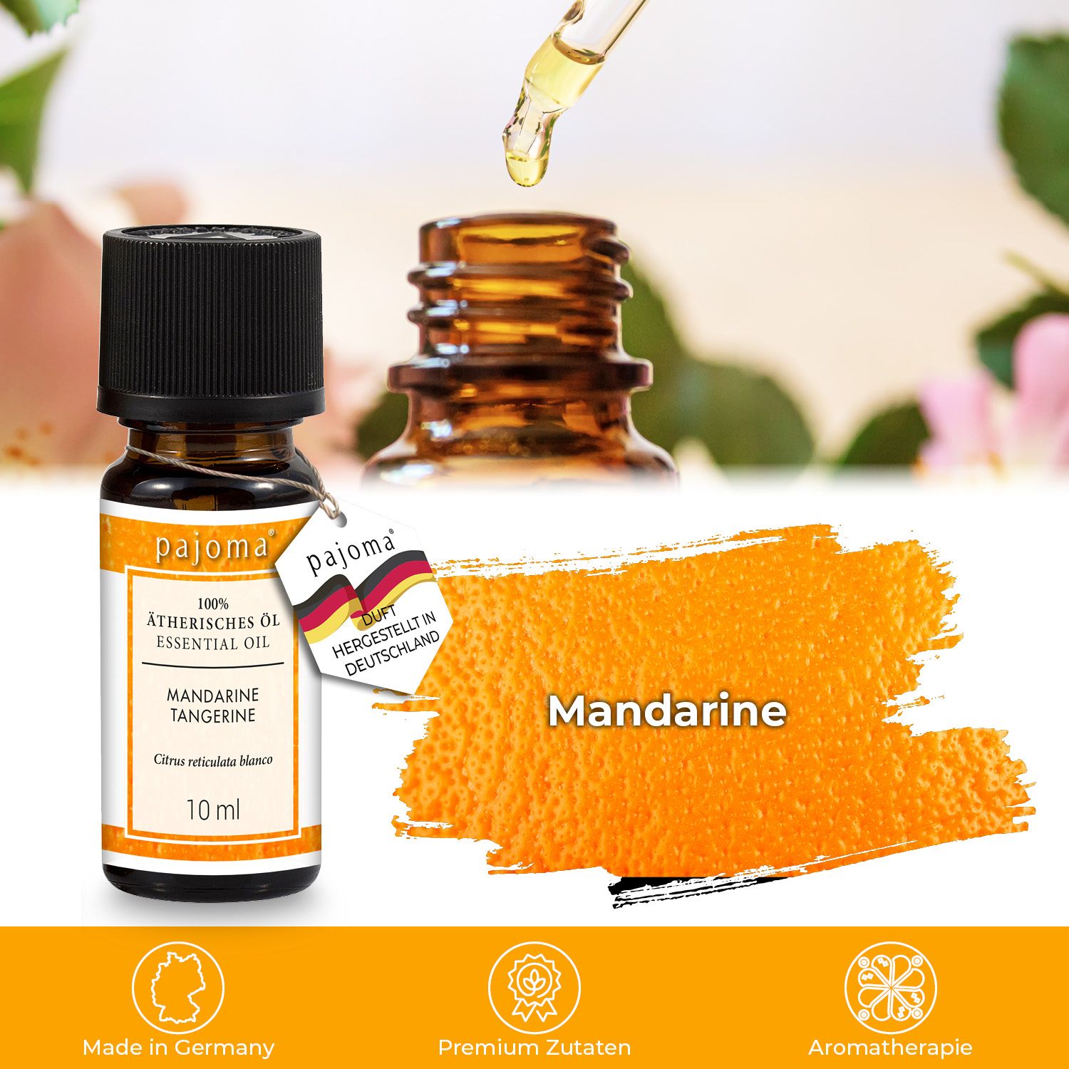 pajoma® ätherisches Mandarine Öl 10 ml Ätherisches