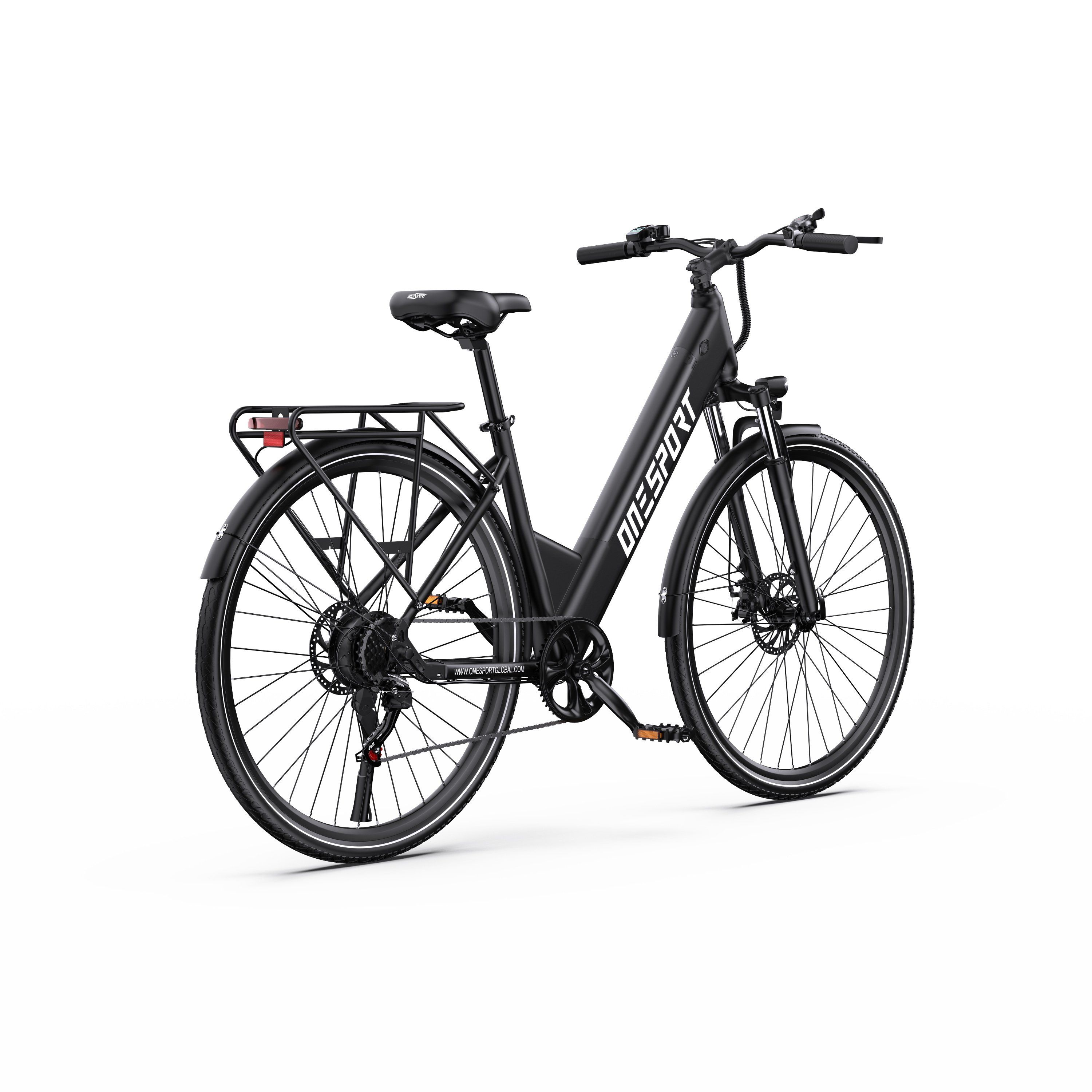 ONESPORT OT12 27,5" City-E-Bike, 36V 13Ah Akku, App-Unterstützung