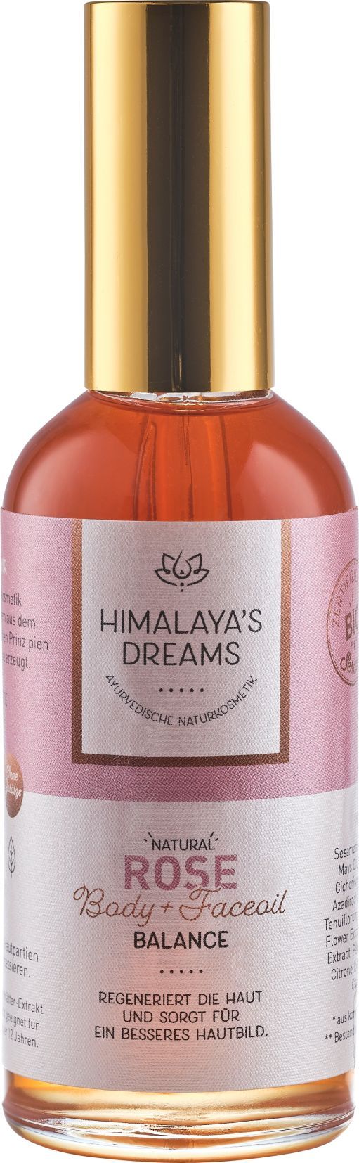 Himalaya's Dreams Ayurveda Rose Body & Face Oil