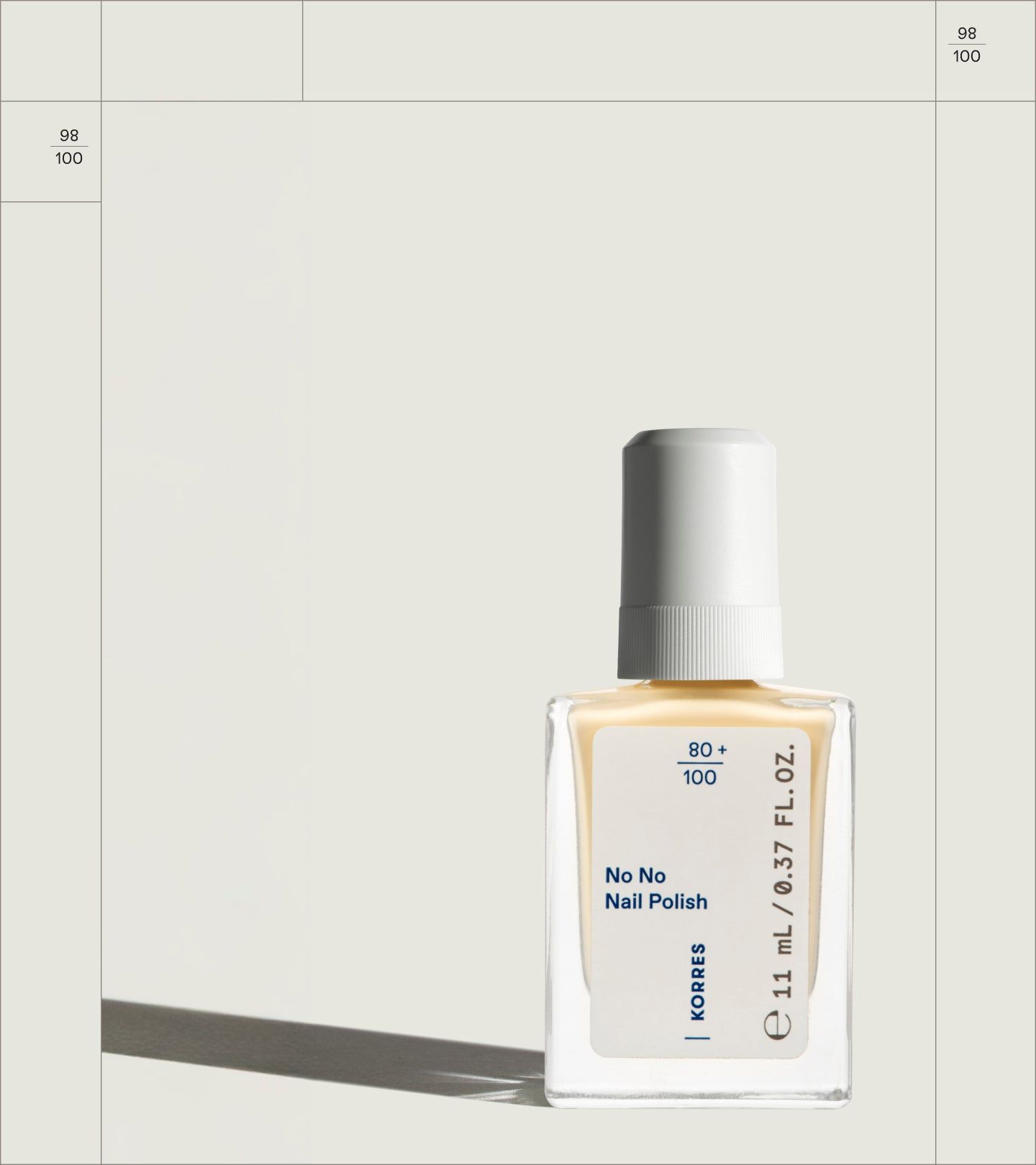 Korres No Nail Polish 32 pastel yellow 11 ml Flaschen