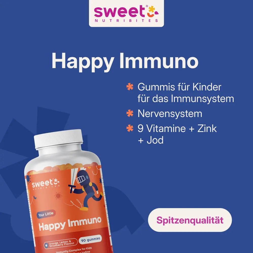 Sweet Nutribites Happy Immuno Gummis für Kinder für das Immunsystem