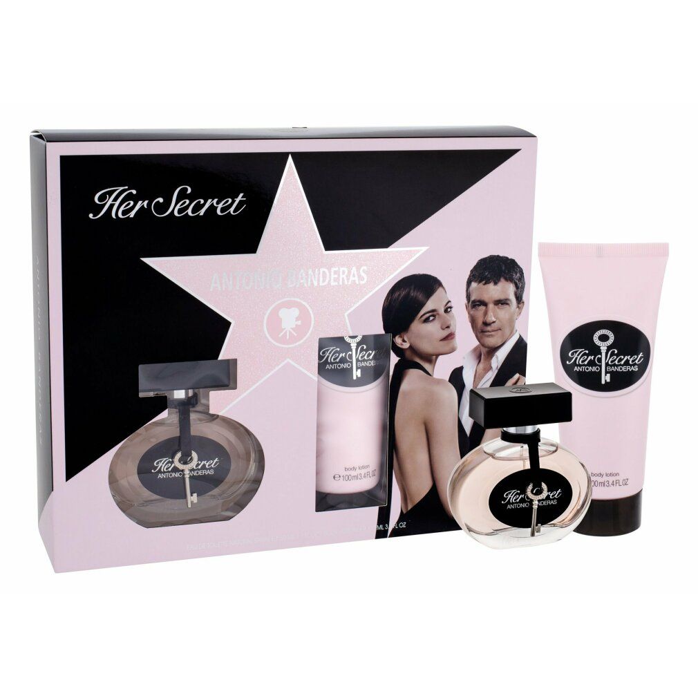 Antonio Banderas Her Secret Geschenkset  edt +  Body Lotion