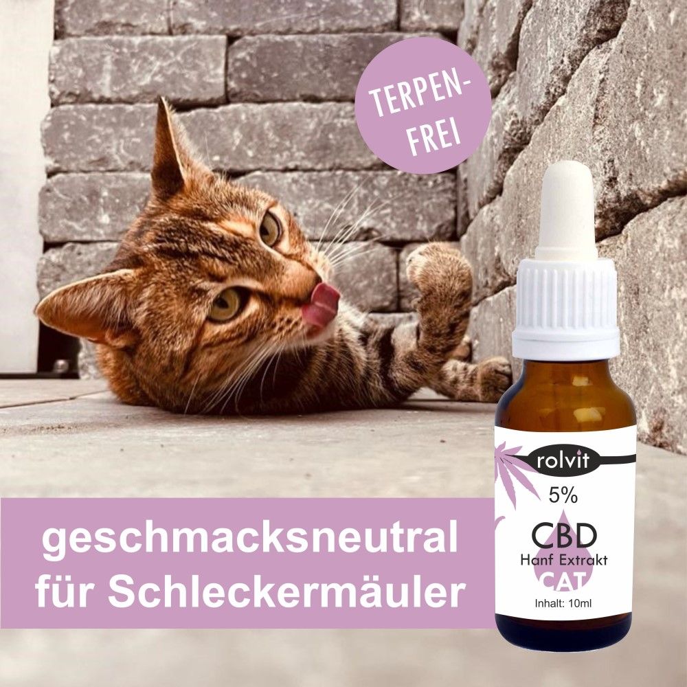 rolvit® CBD Öl CAT 5% für Katzen