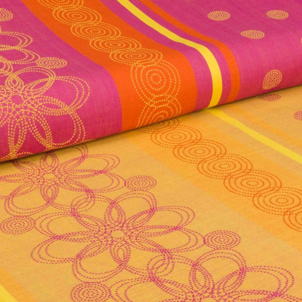 Wiegetuch für Neugeborene Design Marrakesch fuchsia| Hoppediz