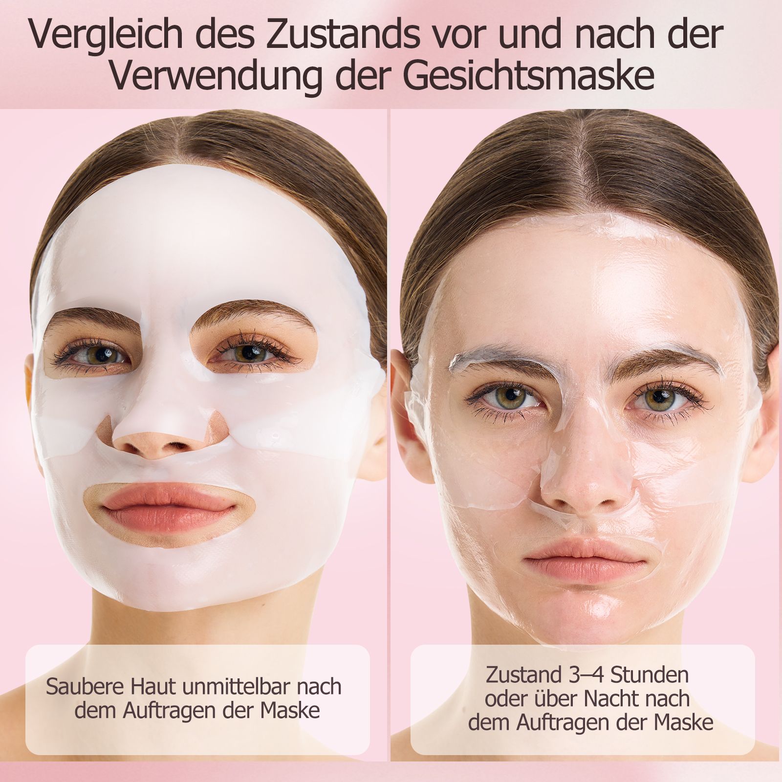 COOL-i Bio Collagen Maske,Mit Kollagen & Kupferpeptiden, beruhigend & feuchtigkeitsspendend