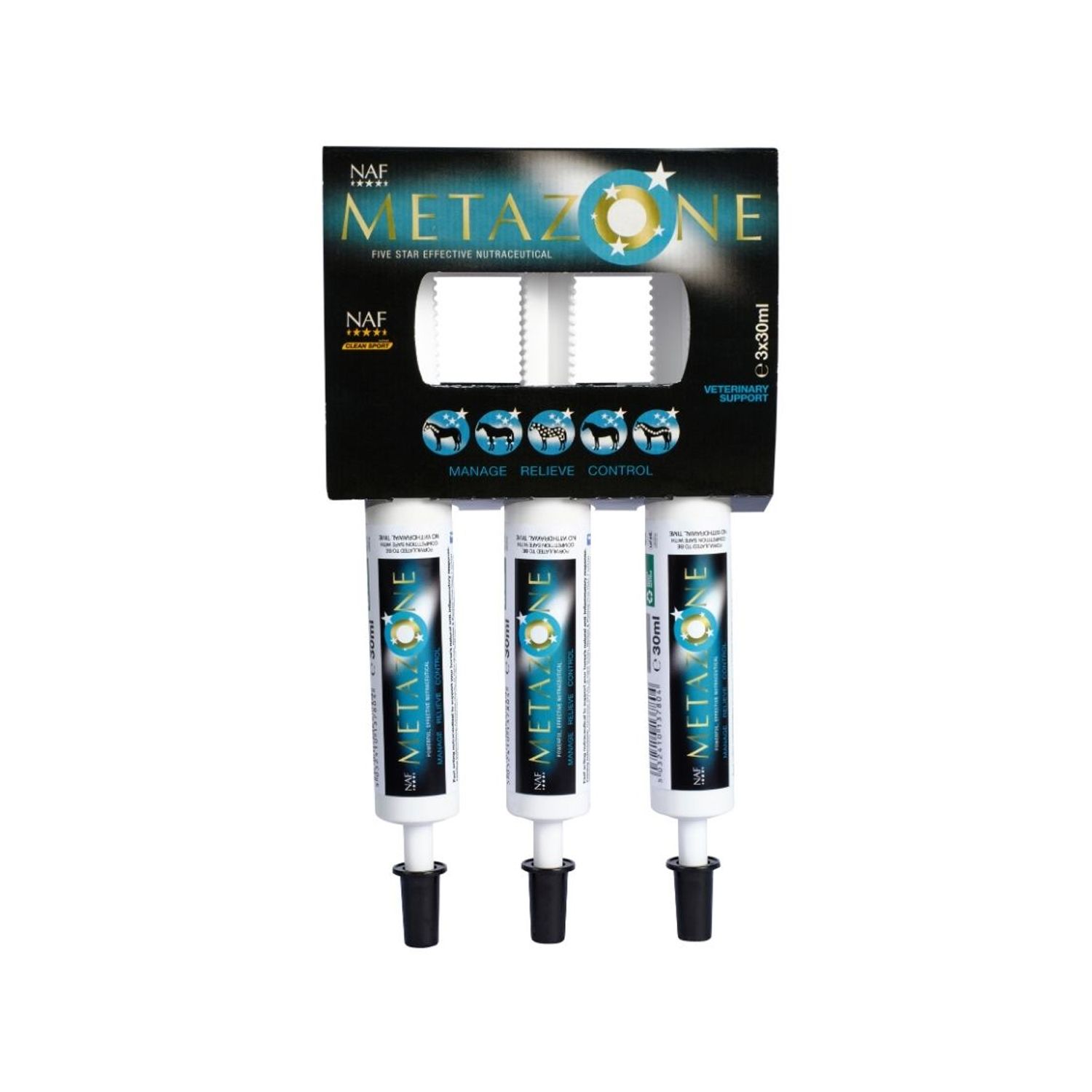 NAF Metazone Syringe 3er Pack 3 St