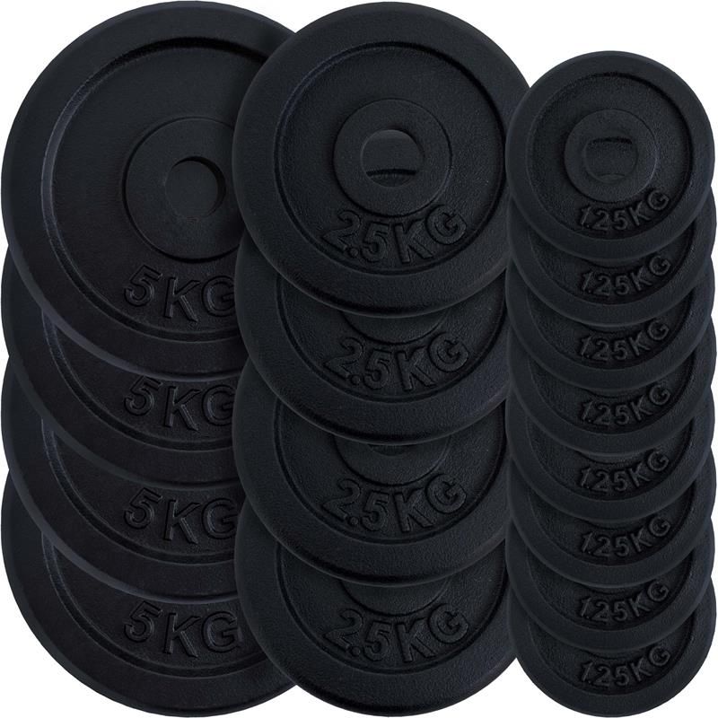 ScSPORTS® Hantelscheibenset  40 kg Gusseisen