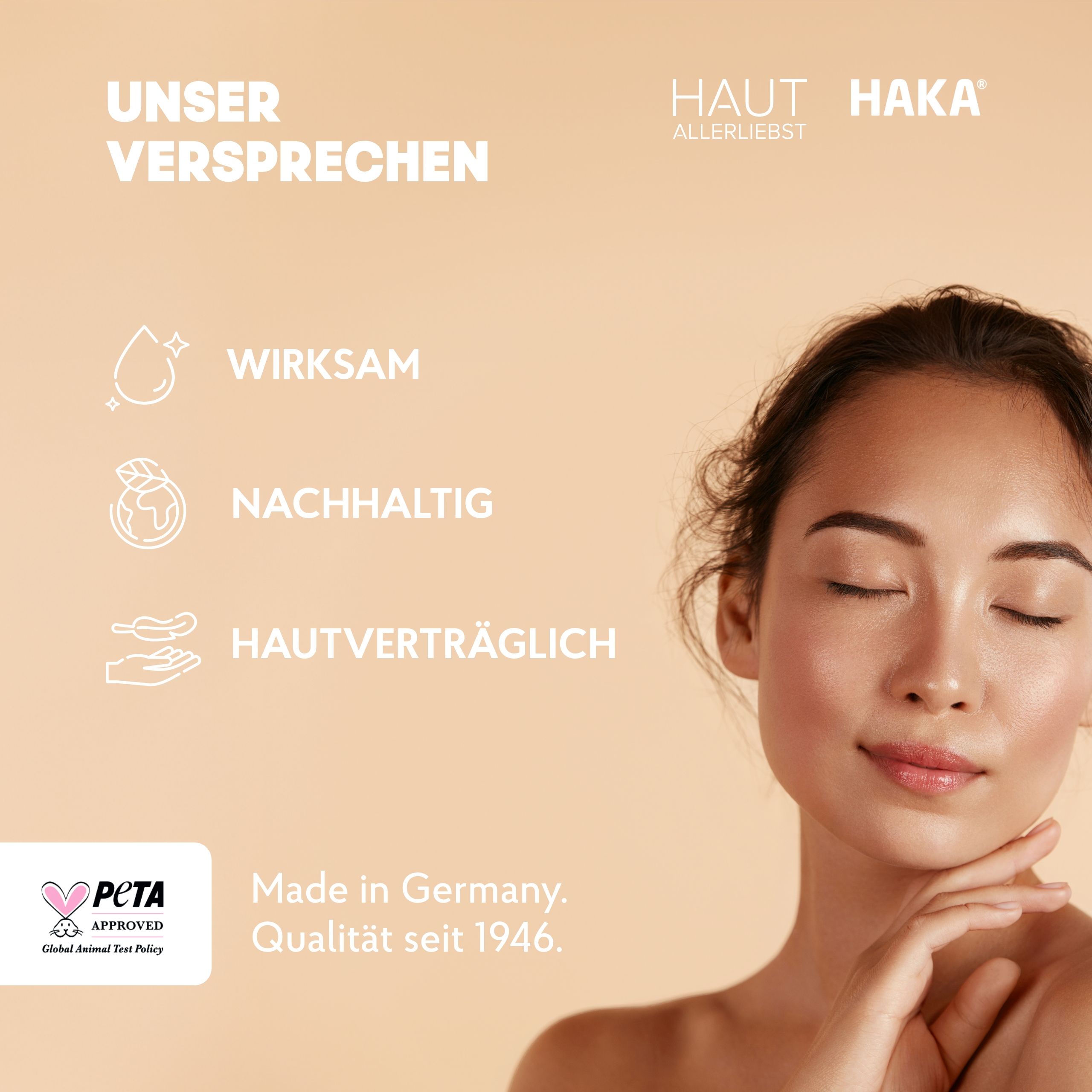 HAKA Deocreme für sensible Haut, 24h Deo-Schutz