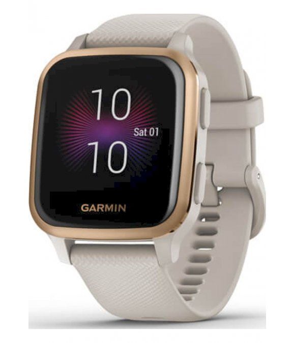 Pulsuhr / Tracker Garmin Smartwatch Unisex Venu Sq – Music Beige Rosegold 010-02426-11