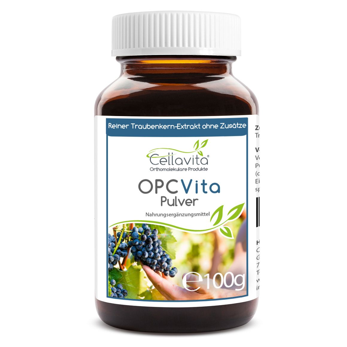 Cellavita - OPC Vita Traubenkernextrakt Pulver 100 g