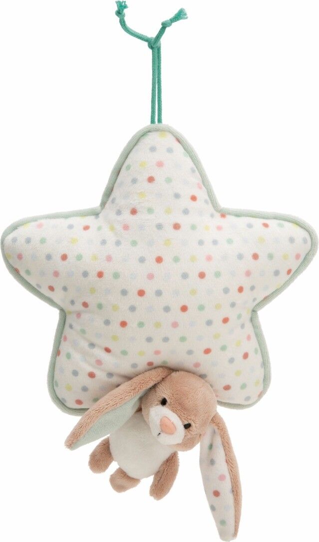 NICI Spieluhr Stern mit Hase Fjella