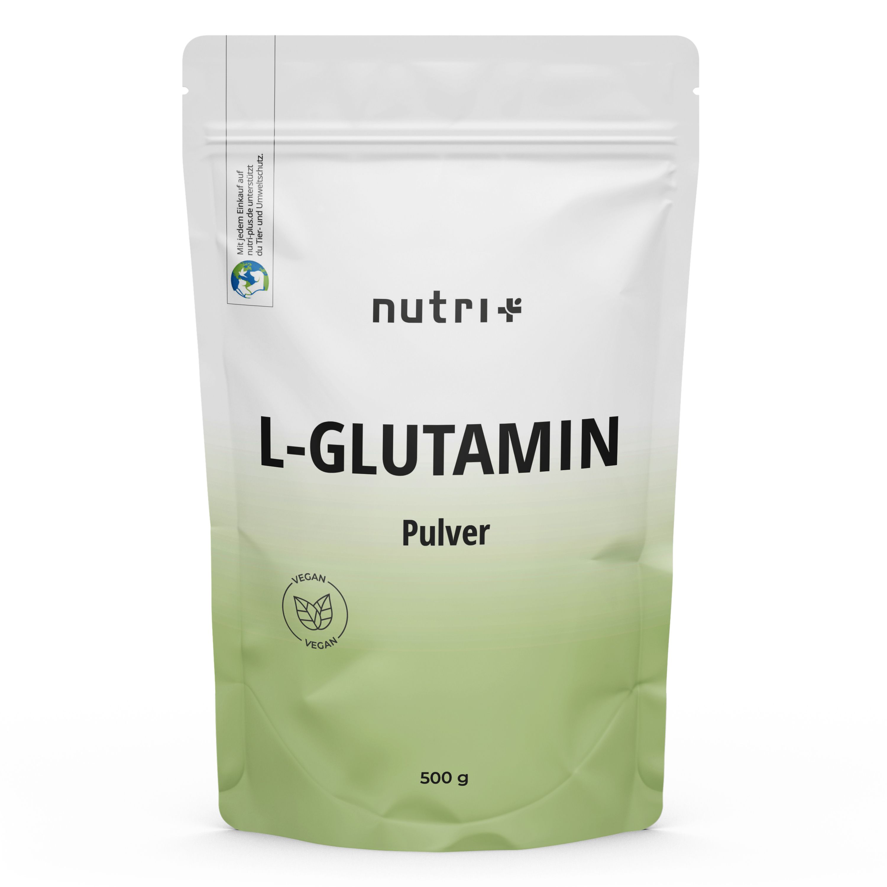 nutri+ L-Glutamin Pulver 500g Aminosäure