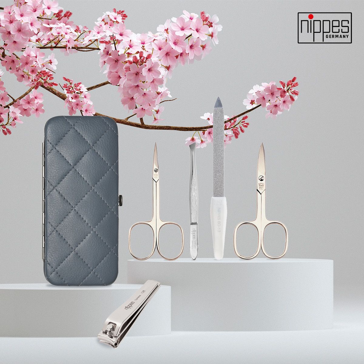 nippes Solingen  Rahmen-Manikür-Etui RAUTE