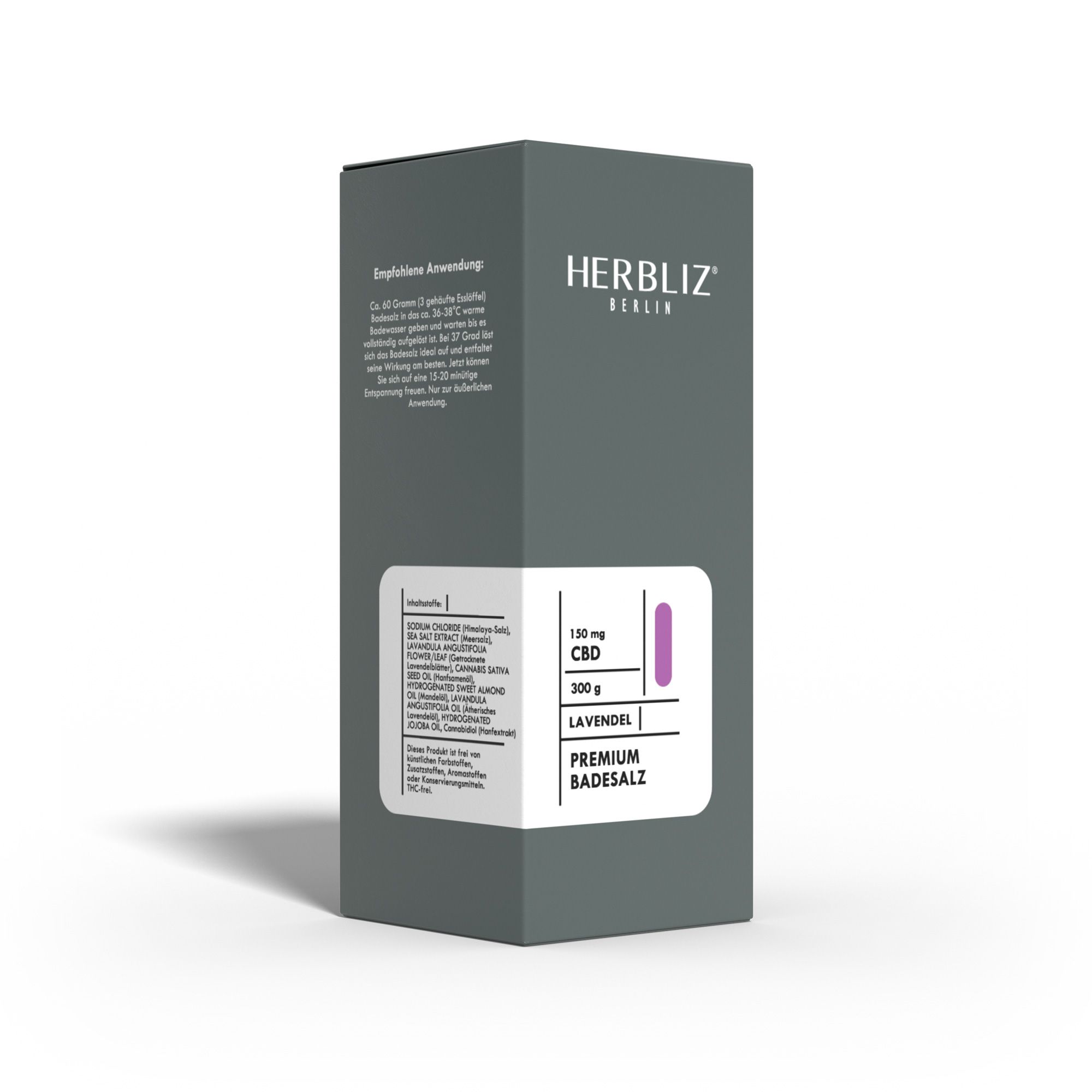 Herbliz Lavendel CBD Badesalz 300 g