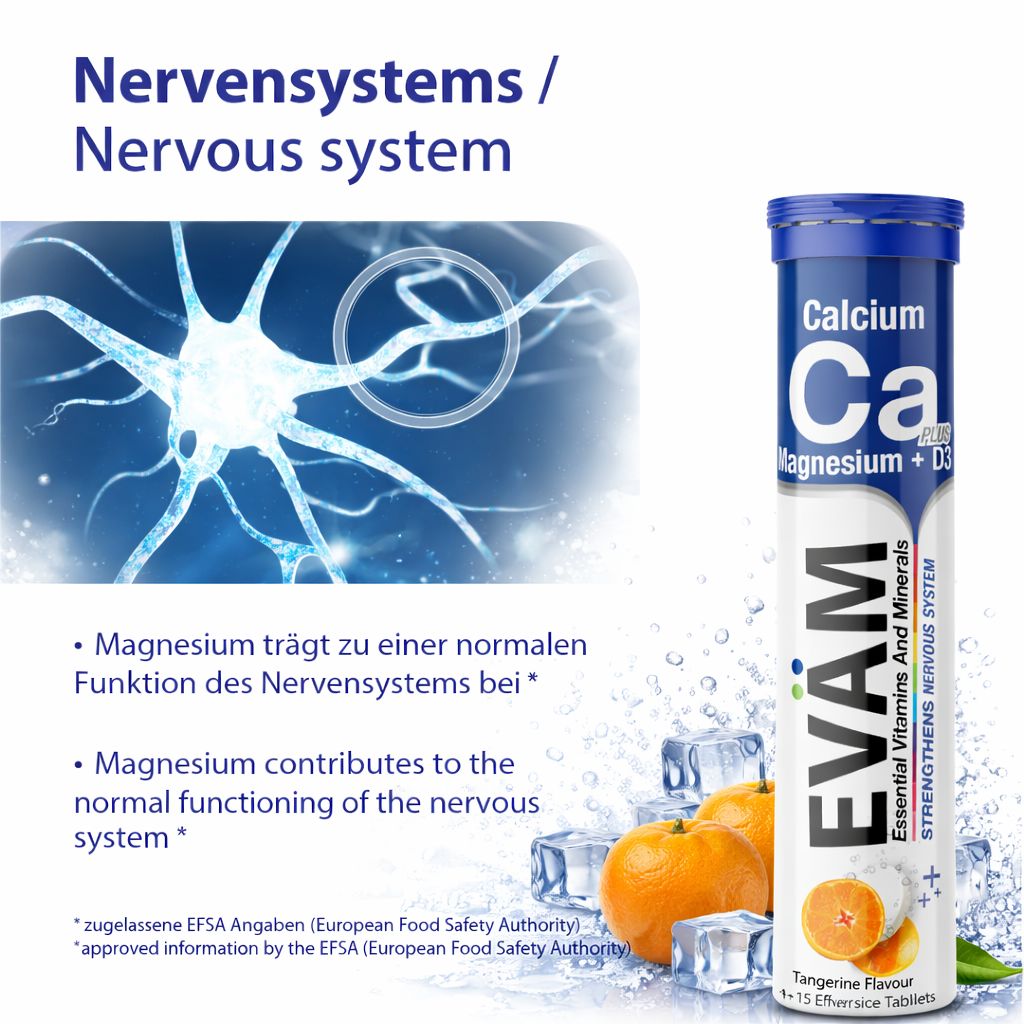 EVÄM Calcium + Magnesium + D3 - 12 Set