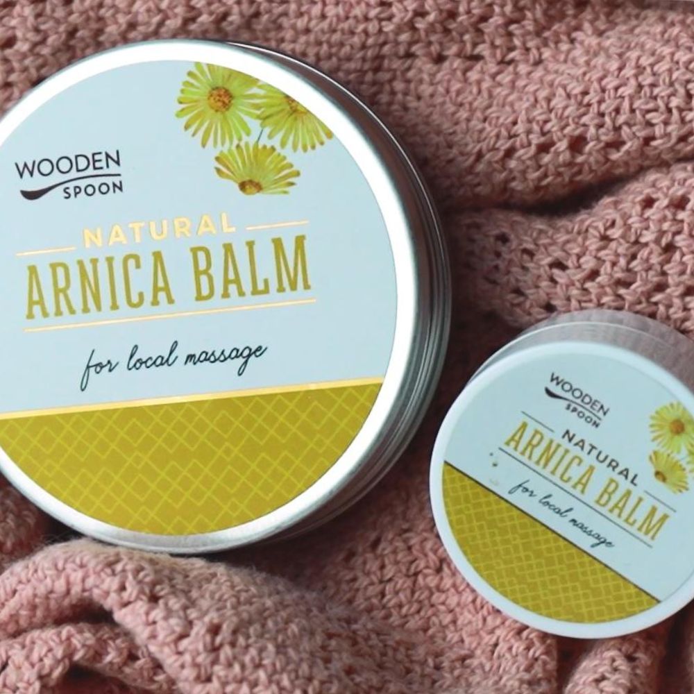 Wooden Spoon Natürliche Massagelotion mit Arnikaextrakt WoodenSpoon
