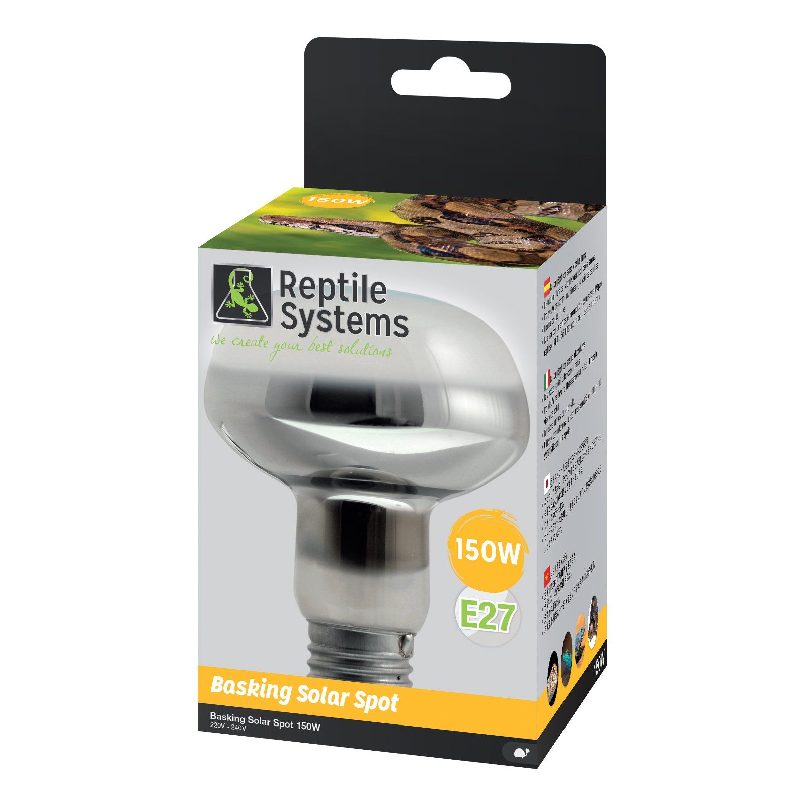 Reptile Systems - Basking Solar Spot E27 - Spot Strahler für Terrarien