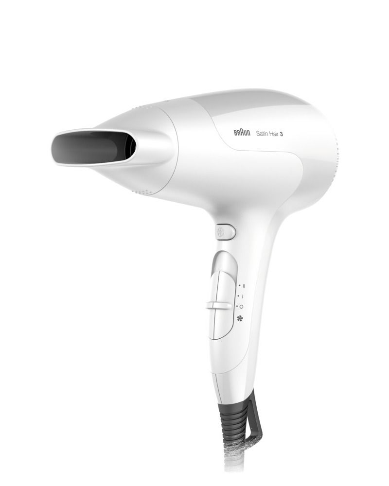 Braun - Haartrockner 'Satin Hair 3 Hd385 Power Perfection + Diffusor' in Weiß