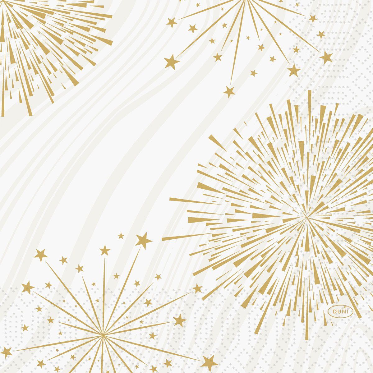 Servietten 33x33 3-lagig Sparkly White für festliche Anlässe 50 St Tücher