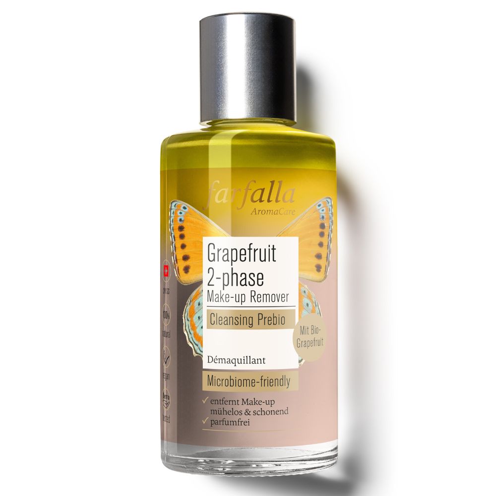 Farfalla Grapefruit 2-Phasen Make-up-Entferner Cleansing Prebio 60 ml Flüssigkeit