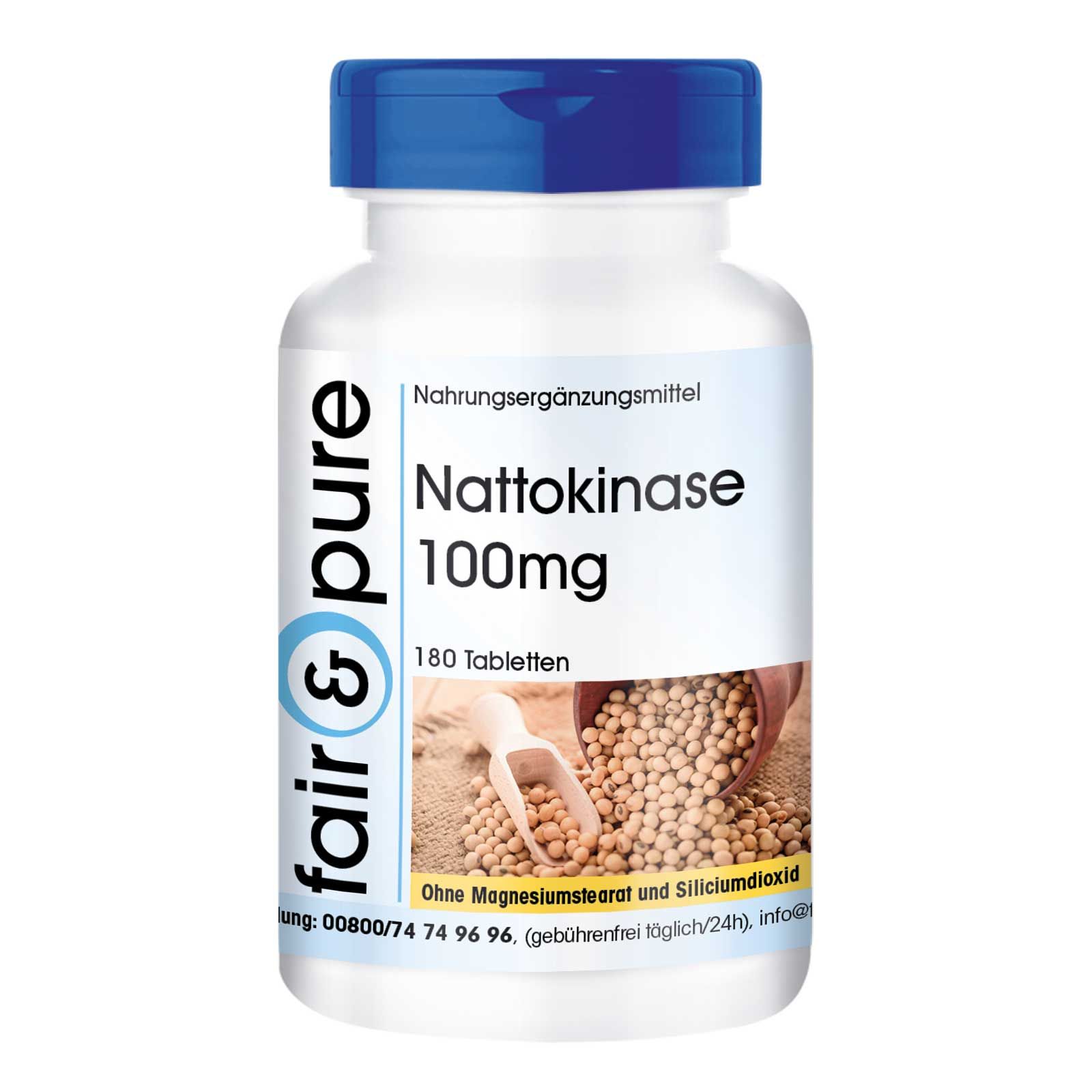 fair - pure | Nattokinase 100mg schluckfreundlich 180 St