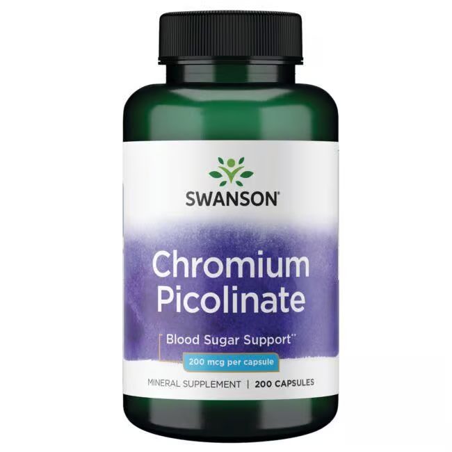 Swanson Health Products Swanson Cromo Picolinato 200 Mcg Pc