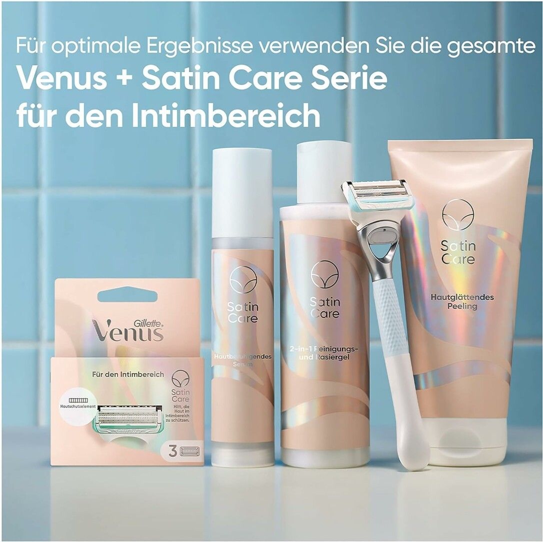 Gillette Venus Satin Care Intimpflege Damen Rasierset