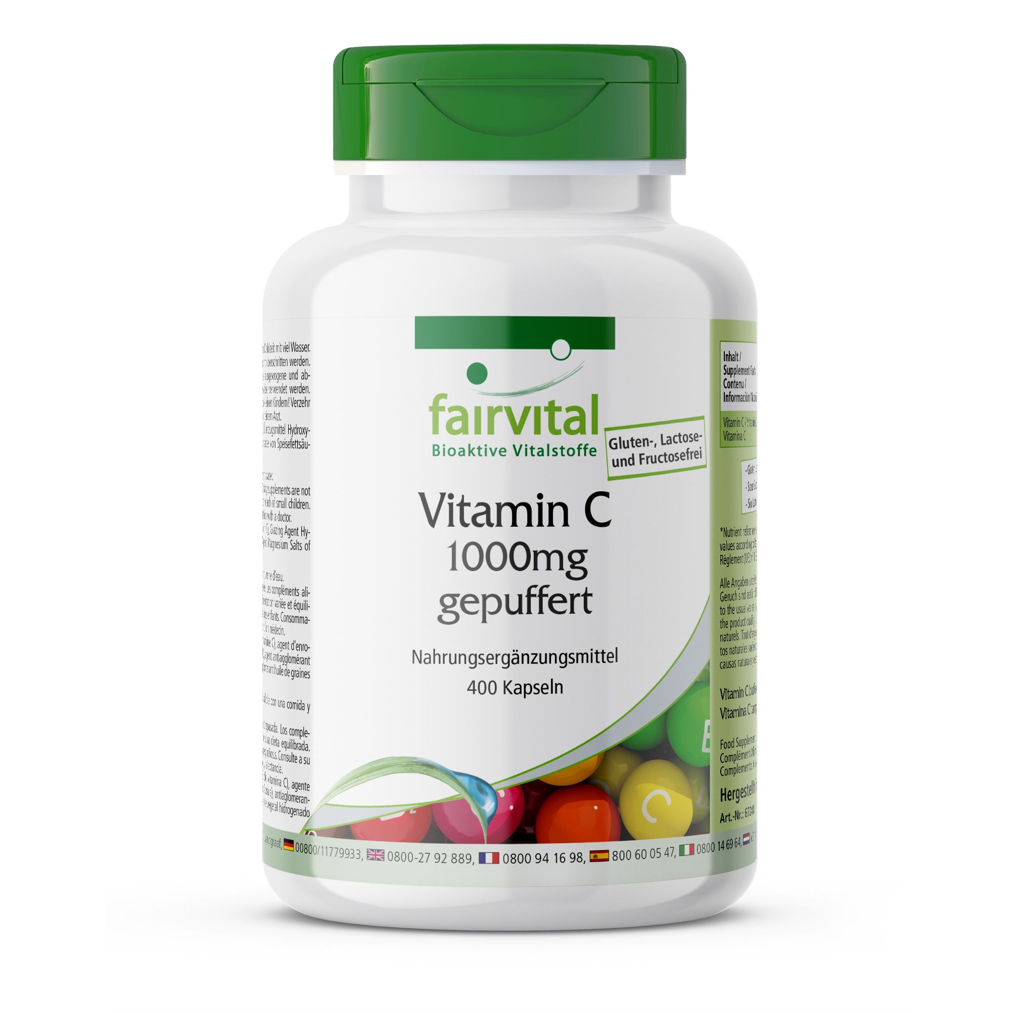 Fairvital | Vitamin C 1000mg gepuffert 400 St