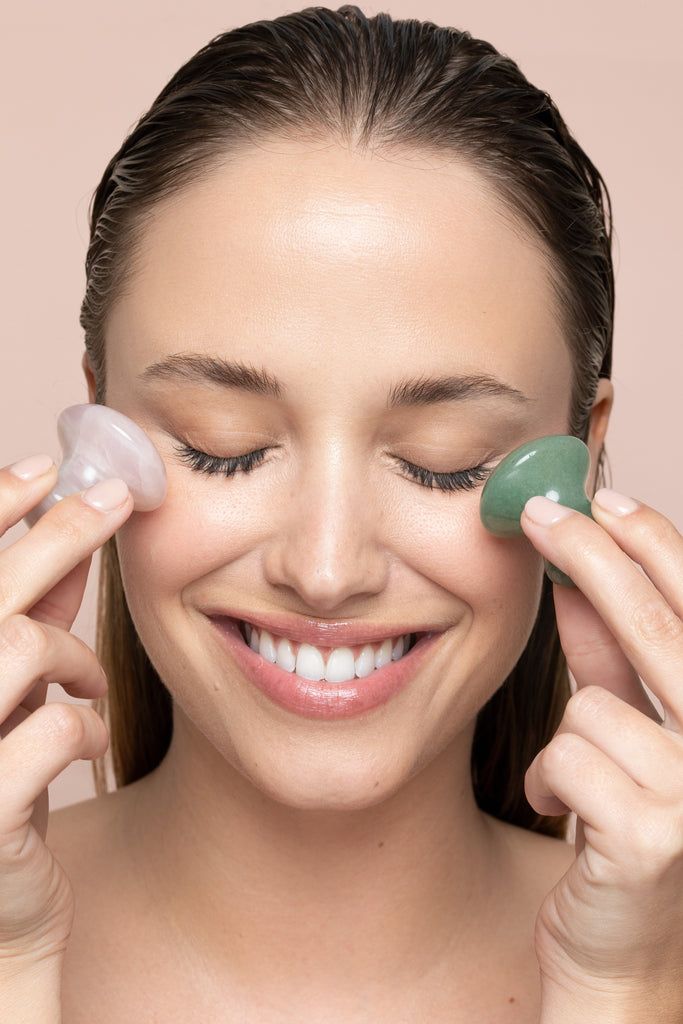 Rosenquarz-Massageblume-PALOMA BEAUTIES